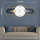 Midas' Enchantment Metal Wall Clock