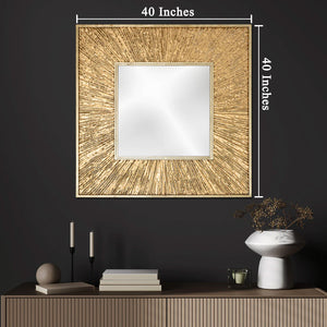 Opulent Verve Decorative Mirror For Living Room