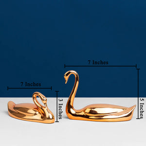 Tempest Tranquil Home Decoration Showpiece - Rose Gold