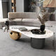 Retro Fusion Centre Table for Living Room (Stainless Steel) (Chrome and Gold Finish)