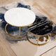 The Umami Nesting Coffee Table - Gold (Stainless Steel) (Small Table Only with Black Marble)