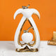 Opulence Harmony Ceramic Showpiece for Table - Big (White)