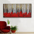 Cherry Blossom 100% Hand Painted Wall Painting(With outer Floater Frame)