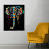 Elephant Paradise Framed Canvas Print