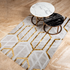 Tulum Brown & White Geometric Rug (6.5 X 9.5 Feet)