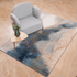 Aqua Marine Floor Rug (5x7.5 feet)