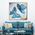 The Butterfly Habitat Framed Crystal Glass Painting