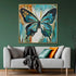 Artsy Butterfly Framed Canvas Print