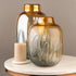 The Autumn Country Jar Handblown Glass Decorative Vase - Pair