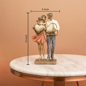 Shaze Valentine Couple Decorative Showpiece