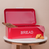 Polk Street Air Tight Bread Box - Red