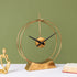 Dust gold antique Round Table Clock