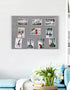 Wooden Pin Up Photo Frame with Mesh for Wall Decor