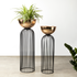 Urban Zen Black And Rose Gold Planter - Pair