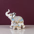 The Jaipur Royal Elephant Pair Table Decoration Showpiece - Pair