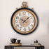 Rustic Gold Wall Clock