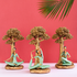 The Enchanted Yogi Decorative Showpiece (Set of 3)