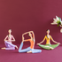 Spiritual Yogi Showpiece - Set of 3