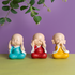 Worldly Wisdom Buddha Home Decoration Showpiece - Set Of 3