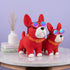 The Techno Bulldog Decorative Showpiece - Red