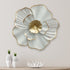 White Blossom Floral Metal Wall Art