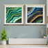 The Green Pearl River & Coastal Oasis Mix Shadow Box Wall Decoration Piece - Set of 2