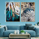 Majestic Fields  Framed Canvas Print - Set of 2